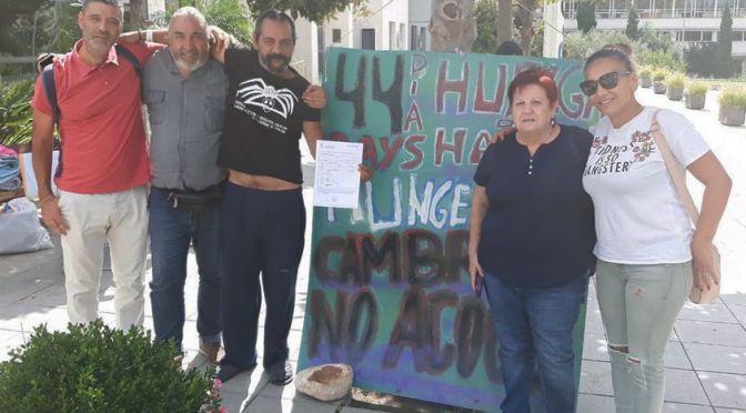 Jorge Fernández finaliza Huelga de Hambre tras 44 días